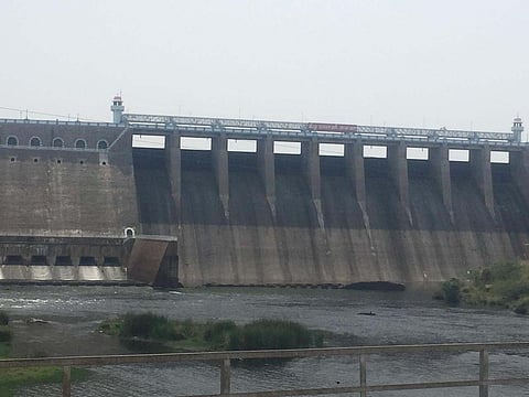 Picture of Lower Bhavani Dam in Erode District.