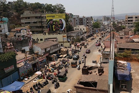 An overview of Purna Market area in Visakhapatnam South Constituency.