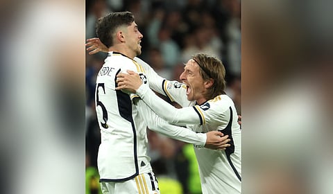 Luka Modric and Fede Valverde