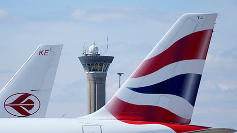 Air traffic control tower of Charles de Gaulle airport