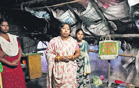 The family members of the deceased man