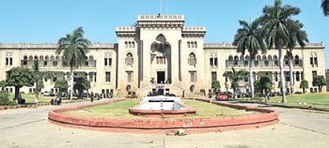 Osmania University in Hyderabad.