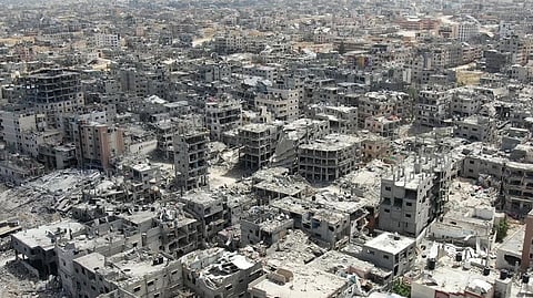 The war has brought besieged Gaza to the brink of famine, UN and humanitarian officials say, reduced much of the territory to rubble and raised fears of broader conflict.