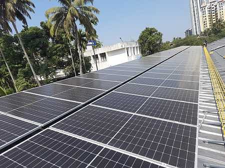 Solar panels.