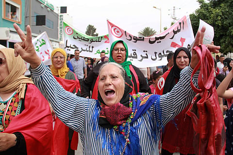 Anti-migrant anger is mounting in olive-growing towns along the Tunisian coastline that have emerged as a launchpad for thousands of people hoping to reach Europe by boat.