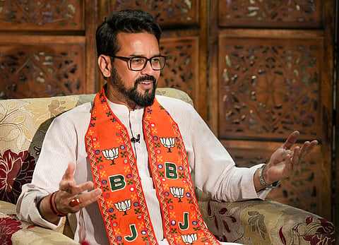 Addressing a press conference at the BJP headquarters, Thakur said the country had never witnessed such “theatrics and tantrums” from a Leader of Opposition, describing Gandhi as “destabilising, chaotic and unserious”.