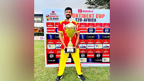 Mumbai-born Ugandan cricketer Alpesh Ramjani.