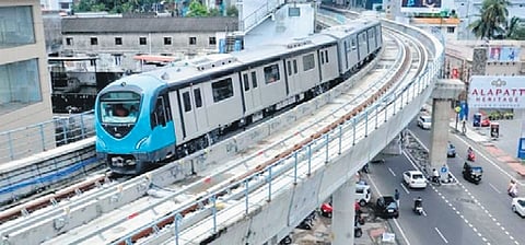 Kochi Metro used for representational purposes