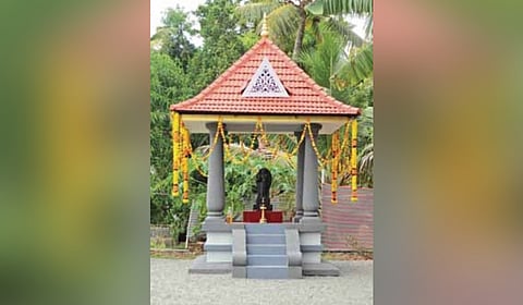 The new abode of Perumparayan at Ayyanad paddy polder in Pulinkunnu