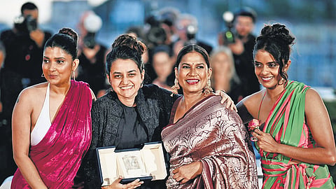 File | Team 'All We Imagine As Light' at the Cannes Film Festival