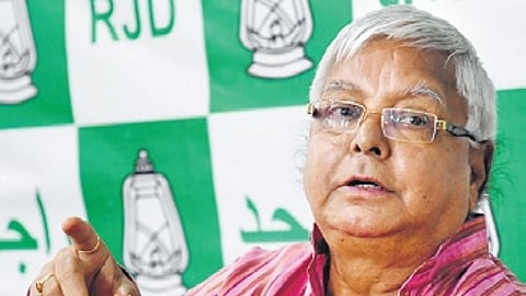 RJD supremo Lalu Prasad Yadav
