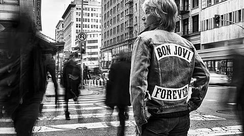 This cover image released by Island Records shows “Forever” by Bon Jovi