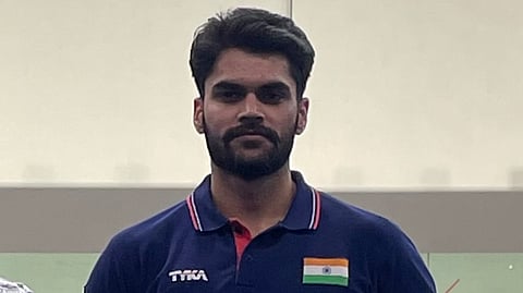 Pistol shooter Arjun Singh Cheema