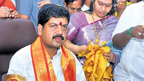 Minister for Excise and Mines Kollu Ravindra.