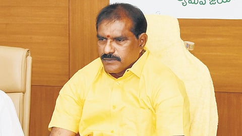Minister for Water Resources Nimmala Rama Naidu.