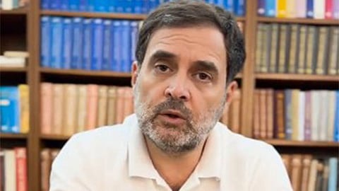 Leader of Opposition in Lok Sabha Rahul Gandhi.