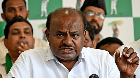 JDS chief and former Karnataka CM HD Kumaraswamy.