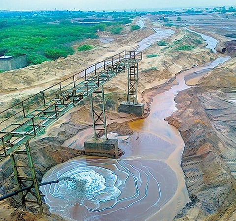 Former Director of Mines and Geology VG Venkata Reddy, was placed under suspension on charges of alleged irregularities in sand mining during his tenure