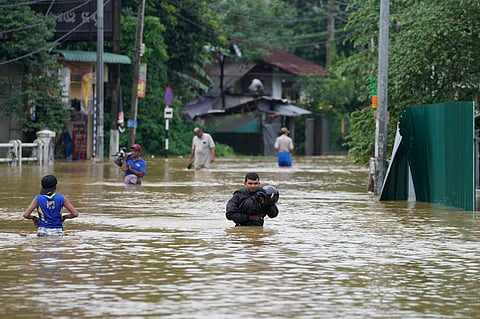 By Monday, over 5,000 people had been moved to evacuation centers and more than 400 homes had been damaged.