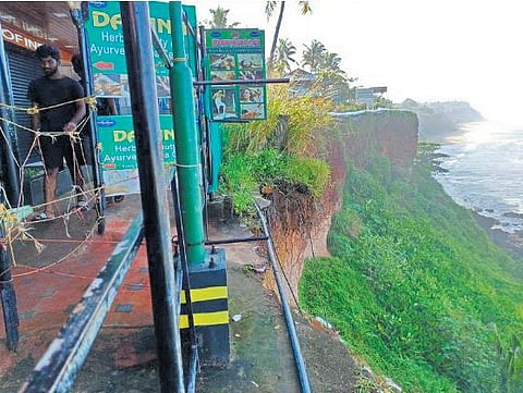 GSI’s feasibility study for Varkala Cliff conservation