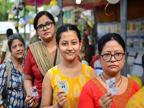 The Gram Panchayat Kunair-Dhamoun, in Tilor Dhar of Kamrau Development Block in Sirmaur district, recorded the highest voter turnout at approximately 97 per cent.