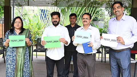 CM Revanth Reddy released the Telangana Teacher Eligibility Test Results in Hyderabad on Wednesday