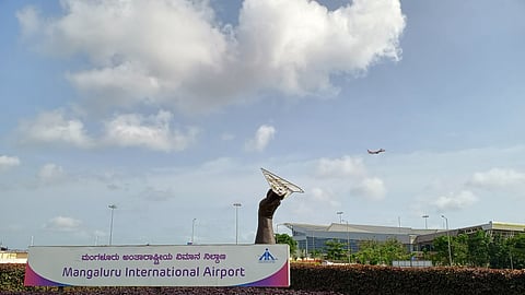 A view of Mangaluru International Airport entrance