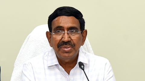 Minister of Municipal Administration and Urban Development P Narayana