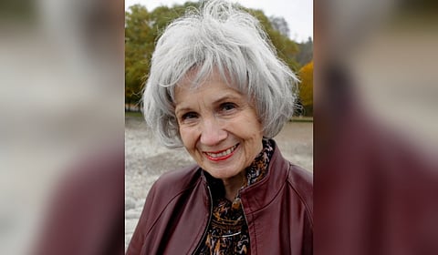 Canadian short story writer Alice Munro