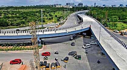 The Y shaped flyover