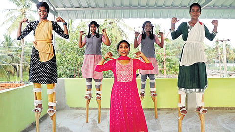 Angeline holds 22 world records and teaches dance for free to children from financially backward families