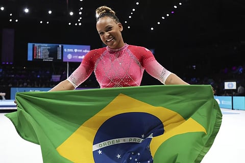 Brazil's Rebeca Andrade