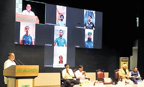 KIIT founder Achyuta announces Rs 7 lakh each for Paris Olympians from KIIT University