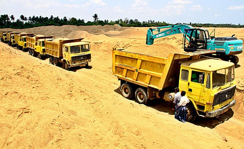 Undeterred, residents intensified their agitation on Friday morning as lorries continued to transport sand from the quarry.