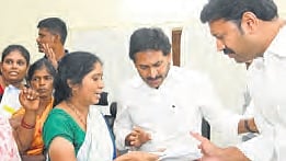 The former CM received petitions from the people and promised to get their grievances redressed at the earliest.