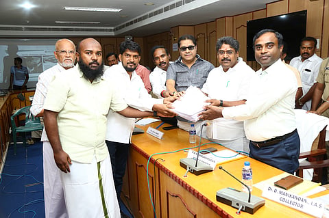 Residents submitted their petitions during the meeting in Karaikal on Tuesday.