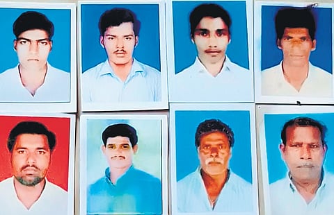 The fishermen who went missing during the cyclone in 2009