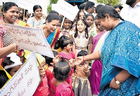 Anganwadi staff