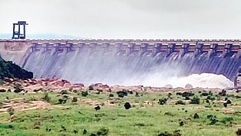 Hirakud dam in Odisha