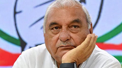 Former Harayana chief minister Bhupinder Singh Hooda