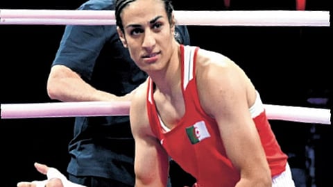 Algerian boxer Imane Khelif