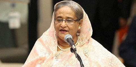 Bangladesh's former Prime Minister Sheikh Hasina