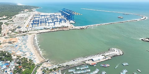 Vizhinjam International Seaport in Thiruvananthapuram