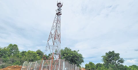 One of the three BSNL towers with 4G equipment