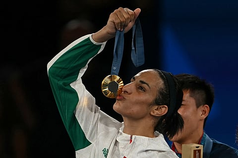 Olympic boxing champion Imane Khelif.