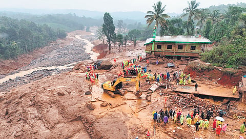 The devastation caused by the landslides triggered at Mundakkai and Chooralmala in Wayanad