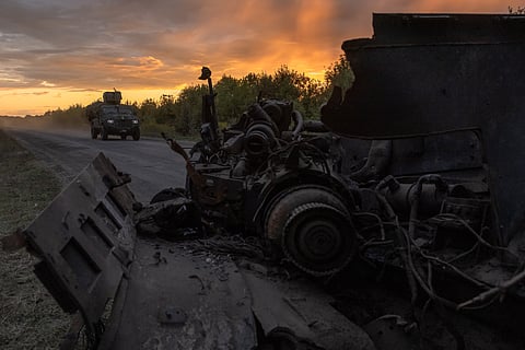 Ukraine said it would not hold on to Russian territory it had captured and offered to stop raids if Moscow agreed a "just peace".