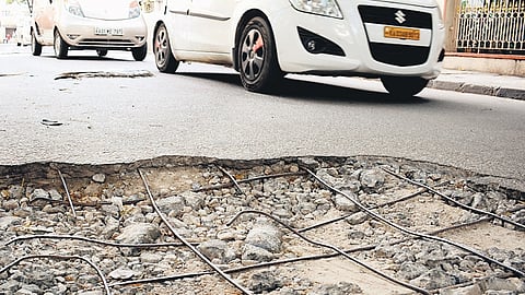 In the past 10 days, the Bruhat Bengaluru Mahanagara Palike (BBMP) received 1,376 complaints on its app pertaining to potholes in its limits.