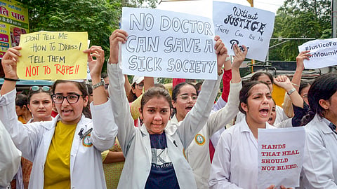 Doctors' protest image used for representative purposes only.