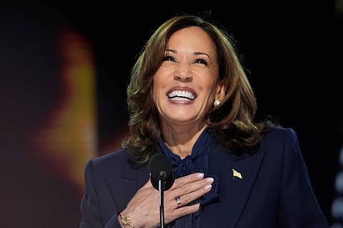 Democratic presidential nominee Vice President Kamala Harris